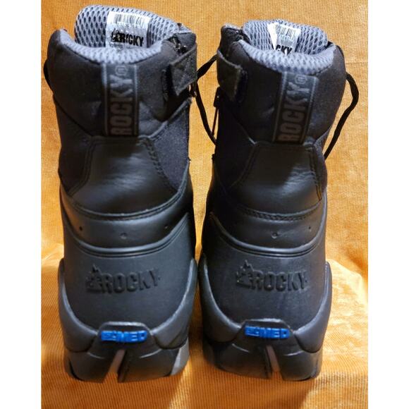 Men Size 10.5 Rocky 1st Med Carbon Fiber Puncture-Resistant Side-Zip Waterproof main image 7